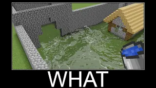 Minecraft realistic wait what meme, Lava, Water, Slime #248