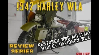 WWII 1942 Harley Davidson WLA Motorcycle [4k] | REVIEW SERIES