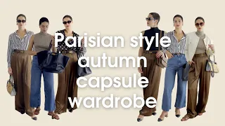 Parisian Style Autumn Capsule Wardrobe | 8 Chic Outfit Ideas