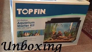 Unboxing the Top Fin 20 Gallon Aquarium Kit!