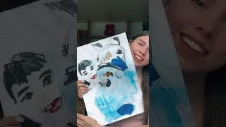 Результат тебя удивит! Процесс рисования неудачной картины 🎨