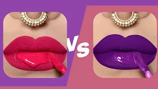 💖 Pink vs 💜 Purple Gift Box Challenge! Choose Your Color and Unwrap the Mystery 🎁😃"