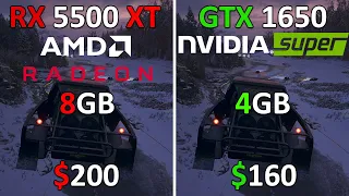 Radeon RX 5500 XT vs GTX 1650 Super Gameplay Test in 10 Games