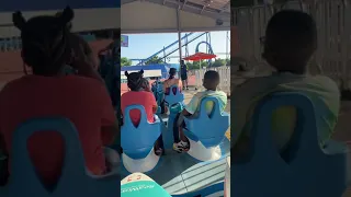 Our day at sea world when we rode with me wave breaker.