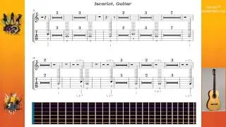 Iscariot - Cradle Of Filth - Guitar