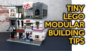Tips for Building Tiny LEGO Modular Buildings (Instructions Available)