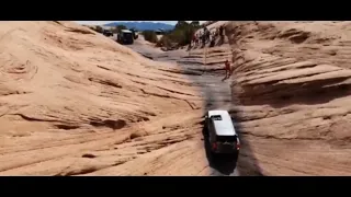 2021 Ford Bronco 2dr and 4dr on Hells Gate in Moab Utah.