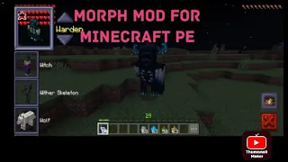 latest and coolest morph mode for minecraft pe | minecraft | abhig85
