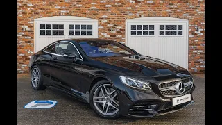 2018 68 MERCEDES BENZ S560 COUPE AMG LINE PREMIUM IN OBSIDIAN BLACK METALLIC