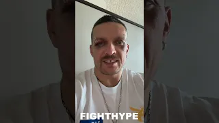 Usyk FIRST MESSAGE as UNDISPUTED HEAVYWEIGHT CHAMPION day after BEATING Tyson Fury