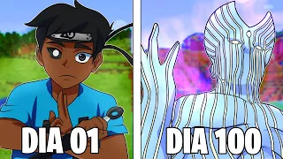 SOBREVIVI 100 DIAS NO NARUTO STORM DO MINECRAFT O FILME