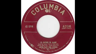 Lester Flatt, Earl Scruggs - I'd Rather Be Alone [Columbia 21248] - 1954