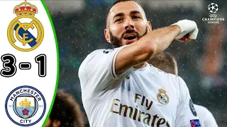 Real Madrid 3 - 1 Manchester City | Aggregate 6 - 5 | Highlights