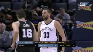 Marc Gasol vs Pau Gasol (1 - 12 - 2017)