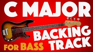 C Major (Ionian) Backing Track For Bass