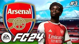 FC24 | CARRIÈRE ARSENAL #3 : LE MATCH DE L'ANNÉE EN PREMIER LEAGUE !!