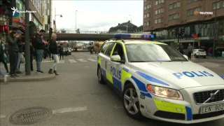 В столице Швеции грузовик врезался в прохожих