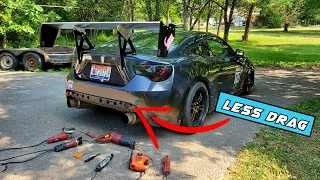 How to cut rear bumper FRS BRZ