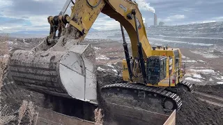 Huge Caterpillar 6015B Excavator Loading Mercedes & MAN Trucks - Sotiriadis Mining Works