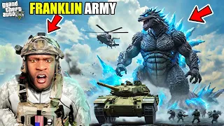 FRANKLIN Become CHIEF ARMY OFFICER in GTA 5 | SHINCHAN and CHOP