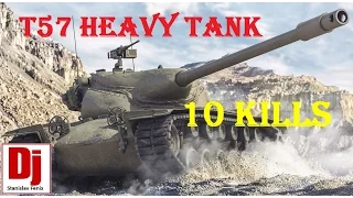 World of Tanks best replays - US T57 Heavy Tank - 10 tier - 10 Kills - 8,7k Damage - 1vs6