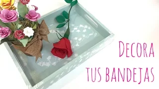 Decora una bandeja con estilo provenzal. TUTORIAL