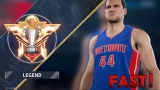 HOW TO GET LEGEND RANK FAST IN NBA INFINITE WITH RANDOMS! (UNDER 300 GAMES!)