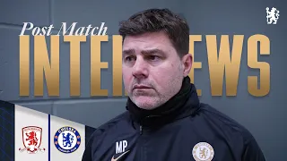 POCHETTINO Post-Match reaction | Middlesbrough 1-0 Chelsea | Carabao Cup 23/24