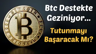 #Bitcoin Analiz - Btc Destekte geziniyor.. Tutunmayi Basaracak Mi? Btc Teknik Analiz Forex
