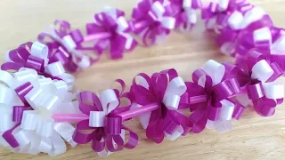 Graduation Lei  DIY || DIY Best Hawaiian Lei || Ribbon Lei || Garland for Graduation