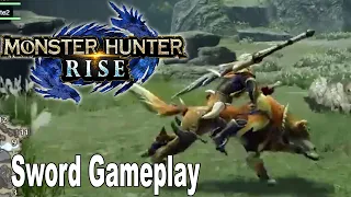 Monster Hunter Rise - Sword Gameplay [HD 1080P]