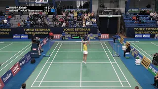 Match point - Kristin Kuuba vs Thamonwan Nithiittikrai - WS, Final – Estonian Intl. 2022