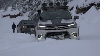 Ford Ranger 🔥 Toyota Hilux ❄️🌨️ EXTREME OFF ROAD @TURKIYE