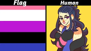 What could Pride flags look like as People? | Character Design