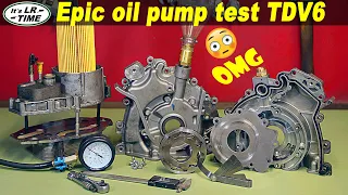 Land Rover Discovery - Epic Oil pump test and compare TDV6