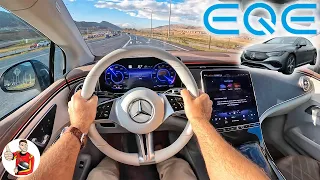 The Mercedes-Benz EQE Sedan is a Right-Sized EV with a Full Dose of Luxury (POV First Drive)