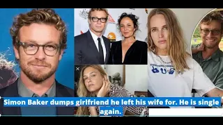 Simon Baker dumps girlfriend he left his wife for. He is single again.