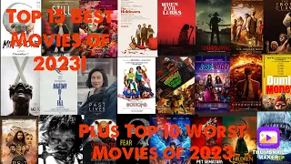 Top 15 Best Movies of 2023 + Top 10 Worst Movies of 2023