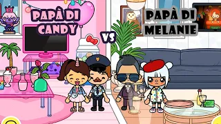 Sfida di arredamento su Toca Life World - Papà di Candy VS Papà di Melanie