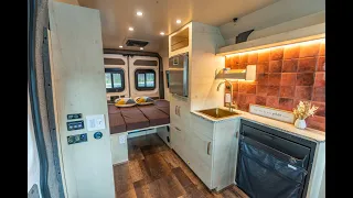 One-Of-A-Kind Wheelchair Accessible Campervan Tour w/ Modern Luxury Interior // RAM Promaster 159"