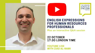 English Vocabulary and Expressions  For Human Resources Professionals - Business English Series
