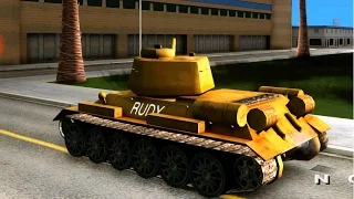 GTA San Andreas - T 34 Rudy 102 EnRoMovies _REVIEW