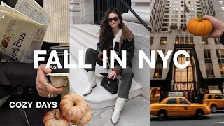 a very cozy fall weekend in nyc 🍂