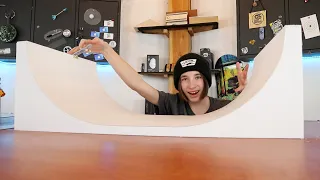 EASIEST D.I.Y. Fingerboard Half Pipe UNDER $5 !!!