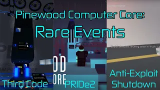 Pinewood Computer Core: Rare Events