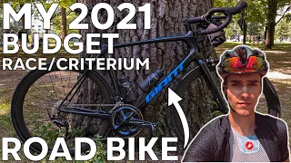 My 2021 BUDGET Race/Criterium Road Bike (Specs & Upgrades) | Giant TCR Advanced 2