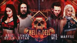 The Miz and Maryse VS Daniel Bryan and Brie Bella: WWE HELL IN A CELL 2018