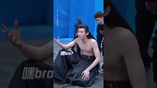 Dylan Wang in BTS of Love Between Fairy And Devil