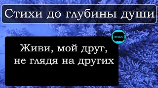 Этот стих должен услышать каждый "Живи мой друг, не глядя на других..." Читает HappyW