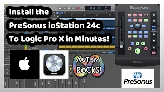 Easy PreSonus ioStation 24c (and Faderport V2) Setup for Logic Pro X (How to Install in Minutes!)